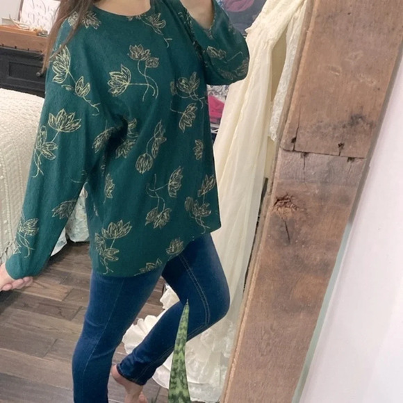 Vintage green top size XLarge - Picture 3 of 5